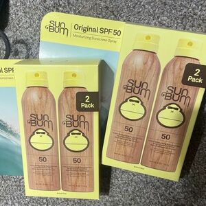 Sun Bum Sunscreen Lot. 4 bottles of SPF 50 moisturizing sunblock spray. NWT